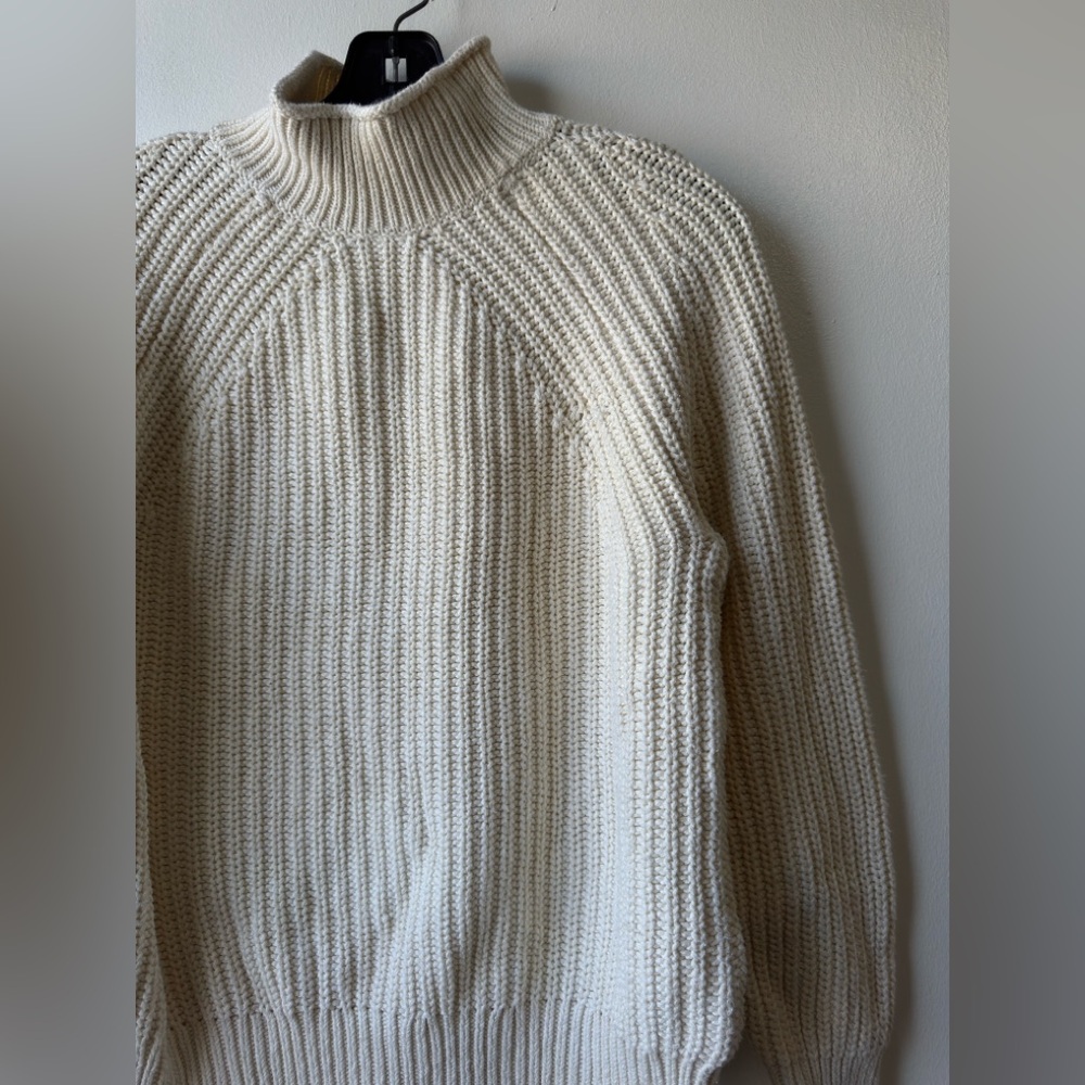 J. Crew Cream Turtleneck Sweater - Picture 10 of 12
